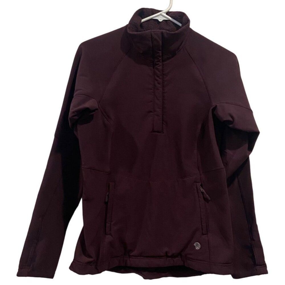 Mountain HardWear Half Snap Soft Shell Pullover Jacket Size Small